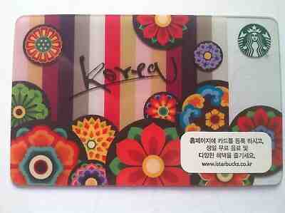 Starbucks Unswiped 2013 Korea Korean Dancheong Gift Card Mint Limited New - Sold on eBay Jun, 15th 2019 for $16.99