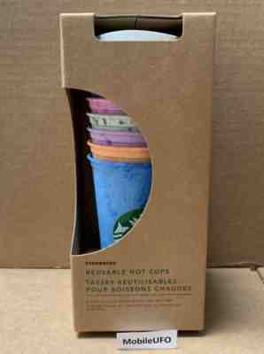 Brand New Starbucks Reusable Hot Cups Marble Set 6 Cups 16oz Not Change Color - Sold on eBay Jun, 15th 2019 for $25.99