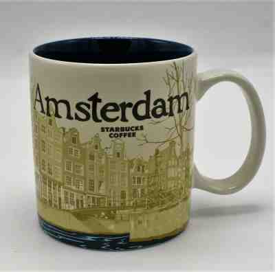 Starbucks Mug Amsterdam 2013 Global Icon Coffee Mug 16 oz Near Mint Condition - Sold on eBay Jun, 15th 2019 for $24.95