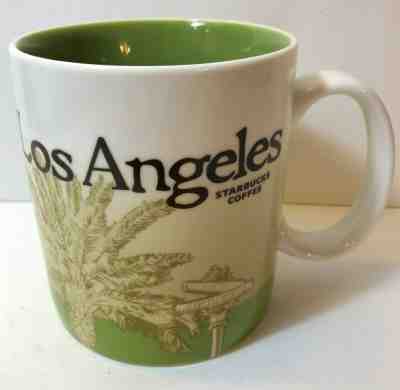 Starbucks 2009 Los Angeles Collector Series 16 oz Coffee Mug Green Palm Tree EUC - Sold on eBay Jun, 15th 2019 for $24.99