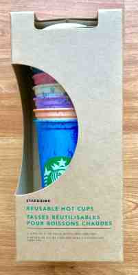 STARBUCKS REUSABLE HOT CUPS EXCLUSIVE SUMMER 2019 MARBLE EDITION SKU #011098920 - Sold on eBay Jun, 15th 2019 for $24.00