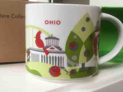 STARBUCKS 14oz OHIO You Are Here Coffee Mug~Collection City Collector Mug~NEW - Sold on eBay Jun, 15th 2019 for $25.00