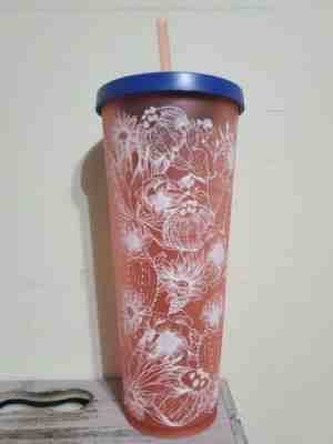 Starbucks Tumbler Double Walls Green Cactus Desert Design Summer 2019 Venti - Sold on eBay Jun, 15th 2019 for $24.99