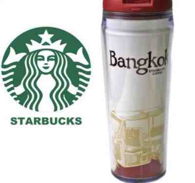 Starbucks Bangkok city Tumbler Travel Mug Thailand Coffee Tea 12oz 2004 - Sold on eBay Jun, 15th 2019 for $19.77