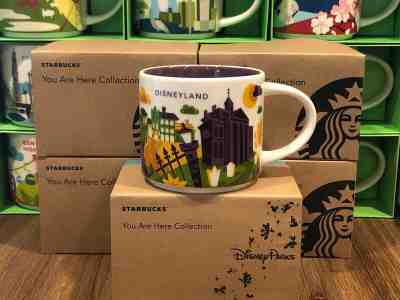 Starbucks YOU ARE HERE YAH - DISNEYLAND, Haunted Mansion New Orleans Square 14oz - Sold on eBay Jun, 15th 2019 for $149.95