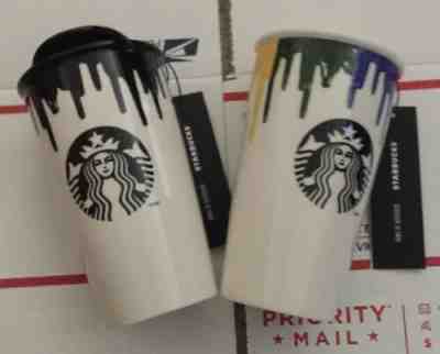 Starbucks Set Of 2 Different Band Of Brothers 12 Oz  Ceramic Tumblers - Sold on eBay Jun, 15th 2019 for $79.99