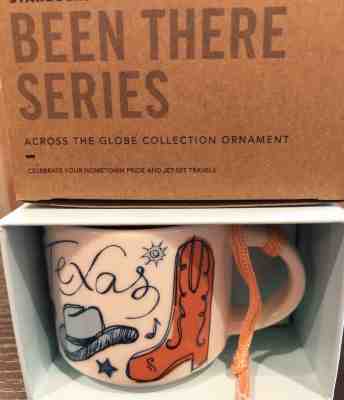 Starbucks TEXAS BEEN THERE SERIES 2018 Ornament NIB - Sold on eBay Jun, 15th 2019 for $15.00
