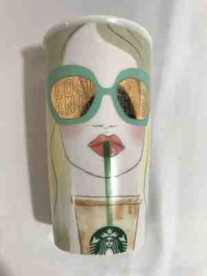 Starbucks LA Women Sunglasses Coffee Travel Cup Mug Los Angeles Limited Rare New - Sold on eBay Jun, 15th 2019 for $44.00