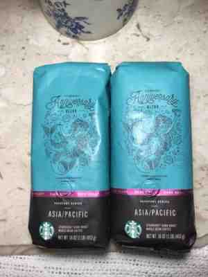 Starbucks Anniversary Blend Whole Bean Dark Roast Coffee Passport 2-1lb bags  - Sold on eBay Jun, 15th 2019 for $22.00