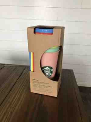 Starbucks 5 Pack Colour Changing Reusable Cold Cup With Color Lids Straws 24oz - Sold on eBay Jun, 15th 2019 for $79.00