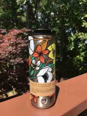 Starbucks Spring 2019 Insulated Silver Multicolor Floral Tumbler Stainless 16oz - Sold on eBay Jun, 15th 2019 for $44.99