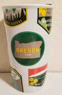 STARBUCKS 2017 Portland PNW Ceramic Double Wall Travel Mug Tumbler 12 fl oz EUC - Sold on eBay Jun, 15th 2019 for $19.00