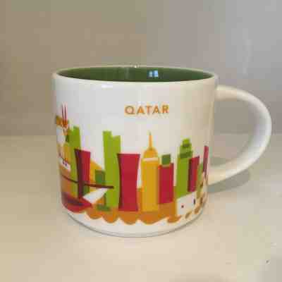 Starbucks You Are Here Qatar Coffee Mug 14oz NIB with SKU - Sold on eBay Jun, 15th 2019 for $35.00