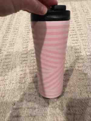 Starbucks Pink Stripe Stainless Steel Travel Mug Tumbler 16 oz 2017 New! - Sold on eBay Jun, 14th 2019 for $19.99