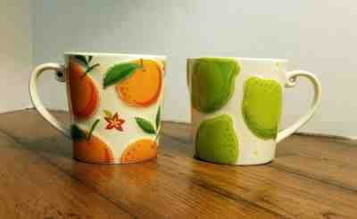 Summer Starbucks 2006 Limes and Oranges Coffee Mugs  - Sold on eBay Jun, 14th 2019 for $15.50