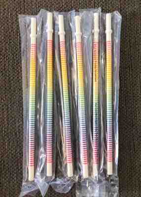 Summer 2019 Six Starbucks Reusable Rainbow Pride Straw for color changing cups - Sold on eBay Jun, 14th 2019 for $18.00