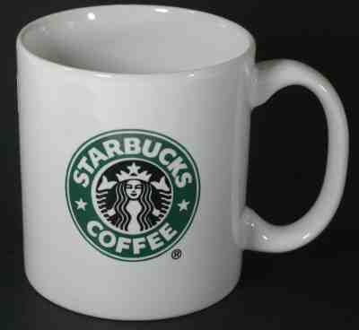 STARBUCKS 20 OZ Coffee Mug Cup Classic White Green Mermaid Logo Made in USA - Sold on eBay Jun, 14th 2019 for $29.95