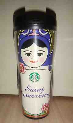 Starbucks Coffee Russia St. Petersburg Tumbler Cup Holder Matryoshka - Sold on eBay Jun, 14th 2019 for $33.99