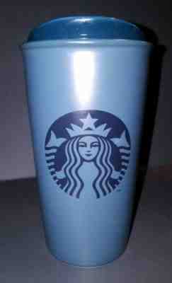 Starbucks 2015 Tumbler Matte Blue Ceramic Coffee Cup Mug - Sold on eBay Jun, 14th 2019 for $35.00