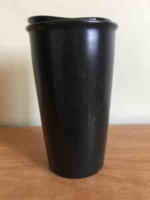 Starbucks Ceramic Tumbler Travel Mug Matte Black Siren 2015 - Sold on eBay Jun, 14th 2019 for $49.95