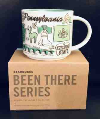 Pennsylvania Been There Starbucks Coffee Mug NIB 14oz - Sold on eBay Jun, 14th 2019 for $27.70