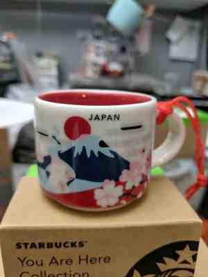 Starbucks “You Are Here Collection” Japan Ornament. Autumn version. YAH - Sold on eBay Jun, 14th 2019 for $25.00