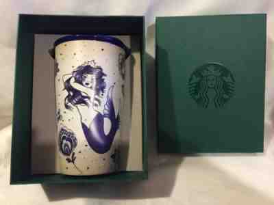 New Starbucks 2016 Tattoo Art Siren Mermaid Blue Traveler Tumbler 12oz With Box - Sold on eBay Jun, 14th 2019 for $45.00