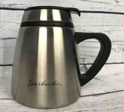 RARE Starbucks Stainless Steel Korea Chubby Coffee tumbler Mug 16oz silver - Sold on eBay Jun, 14th 2019 for $30.00