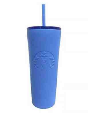 Beautiful Starbucks Tumbler Blue Stainless Venti 16oz Double Walled Cold Cup - Sold on eBay Jun, 14th 2019 for $33.40