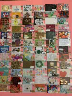 Starbucks 300+ Lot Includes State, Wood Card New Year Keychain Braille Envelopes - Sold on eBay Jun, 14th 2019 for $31.00