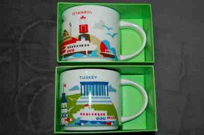 New Authentic Starbucks ISTANBUL & TURKEY You Are Here Mugs with Tags / Box - Sold on eBay Jun, 14th 2019 for $84.00