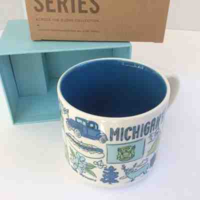 Starbucks Mug Michigan Been There Series 14 oz New In Box  - Sold on eBay Jun, 14th 2019 for $16.00