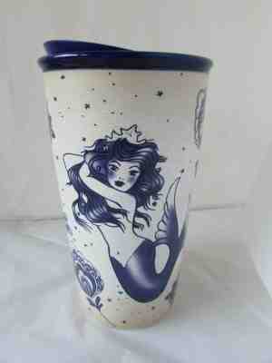 2016 Starbucks Siren Mermaid Traditional Tattoo Coffee Travel Ceramic Cup Mug - Sold on eBay Jun, 14th 2019 for $29.00