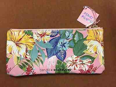 1 Starbucks card ban.do bando floral pencil pouch zipper 2018 Thailand rare nwt - Sold on eBay Jun, 14th 2019 for $27.99