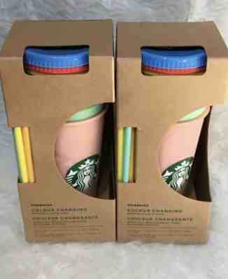 Limited Edition Starbucks Color Changing Cups - Sold on eBay Jun, 14th 2019 for $72.00