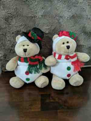 2010 95th & 96th Starbucks Bearista Bears. Collectible. Snowmen RARE Set of 2 - Sold on eBay Jun, 13th 2019 for $58.55