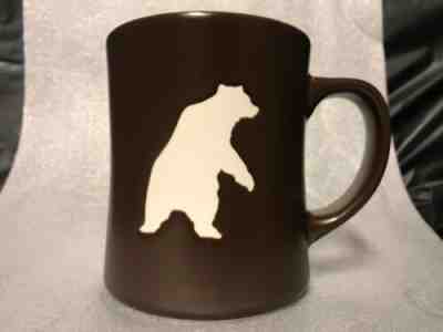 Starbucks 2010 Bear Mug Etched Embossed Brown/White Organic Yukon Blend - Sold on eBay Jun, 13th 2019 for $29.99