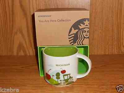 MICHIGAN STARBUCKS YOU ARE HERE 14 OZ MUG; NEW IN BOX - Sold on eBay Jun, 13th 2019 for $30.95
