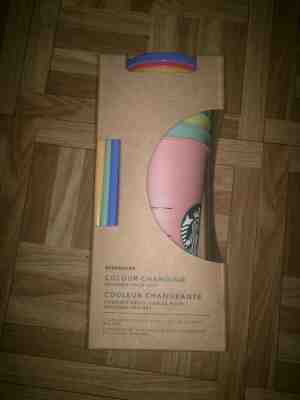 New 5 Starbucks Cold Colour Changing Reuseble Cups - Sold on eBay Jun, 13th 2019 for $75.00