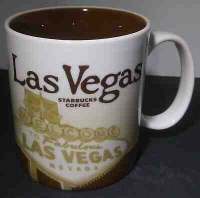 2012 Starbucks Coffee Mug Las Vegas Nevada Souvenir 16 FL Oz Global Icon Series - Sold on eBay Jun, 13th 2019 for $15.99