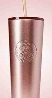 Starbucks Rose Gold Tumbler Cold Cup Pink 2018 Holiday RARE Limited Edition - Sold on eBay Jun, 13th 2019 for $45.99