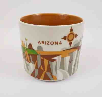 Starbucks Arizona You Are Here 14 oz Coffee Tea Mug Cup Grand Canyon Cactus  - Sold on eBay Jun, 13th 2019 for $29.99