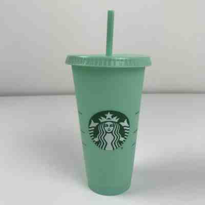 Starbucks Color Changing 1 Single Cold Cup 24oz Venti Arctic Teal Tumbler HTF - Sold on eBay Jun, 13th 2019 for $22.99