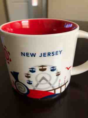 Starbucks NEW JERSEY "You Are Here" Collection 14 oz Mug Cup NEW Out of Box - Sold on eBay Jun, 13th 2019 for $19.95