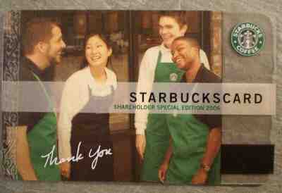 Starbucks Card Shareholder Edition 2006, Vintage, HTF - Sold on eBay Jun, 13th 2019 for $20.59