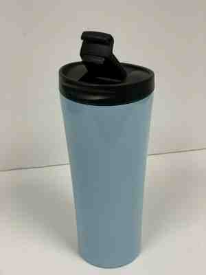 NEW STARBUCKS/Baby Blue Doube Wall Travel Mug Vacuum-Sealed Coffee Tumbler 16 oz - Sold on eBay Jun, 13th 2019 for $26.99