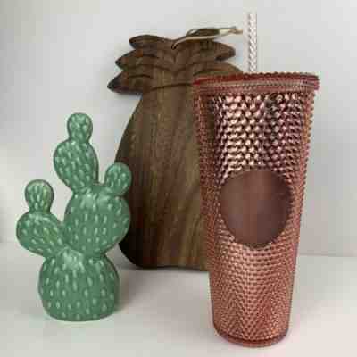 Starbucks Pink Studded Jeweled Sparkly Hologram Tumbler Cup 24oz holographic C3 - Sold on eBay Jun, 13th 2019 for $21.50