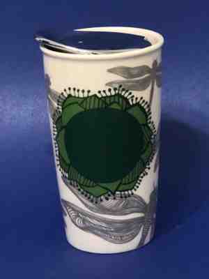 2014 Starbucks Dot Collection DRAGONFLY 12oz Ceramic Tumbler Very Nice - Sold on eBay Jun, 13th 2019 for $24.99
