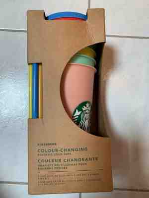 Starbucks Color Changing Tumbler 24 oz. NEW 5 PK - Sold on eBay Jun, 13th 2019 for $61.00
