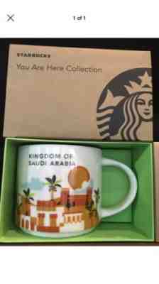 NEW Kingdom of Saudi Arabia You Are Here Starbucks Mug Ships From USA